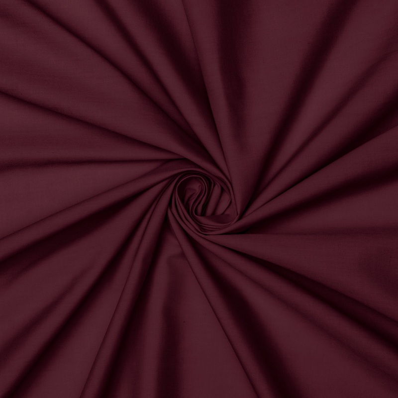 Plain Polycotton Maroon 19#*