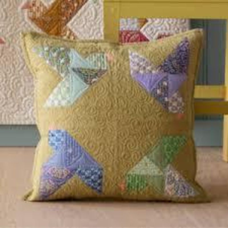Sanctuary – Paperbird Pillow Kit – Sage – Makes 1 Pillow