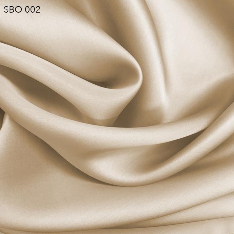 Satin Faced Organza – Sand Fabric by the Yard