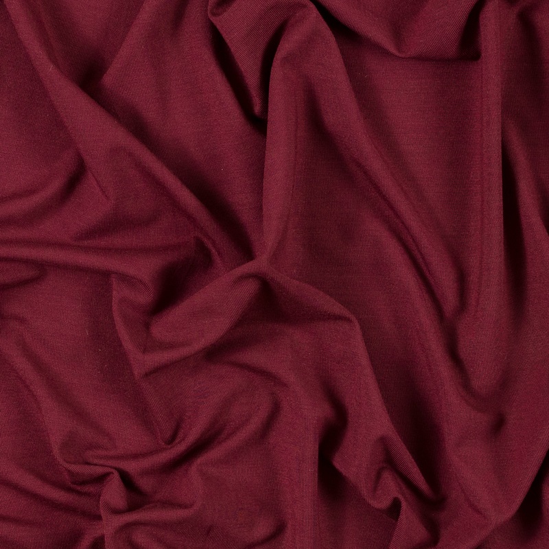 Stretch Bamboo Jersey – Wine – Willow Collection