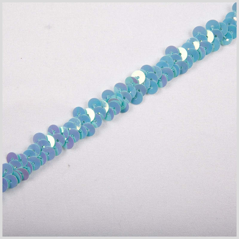 3/8″ Blue Stretch Sequin