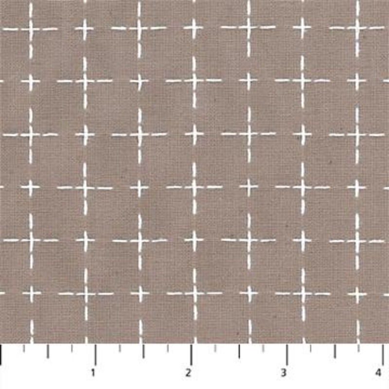 CLEARANCE – Haptic Wovens – Taupe CrossW90627-14