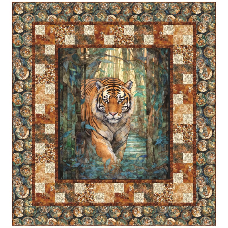 Eye of the Tiger Quilt Kit