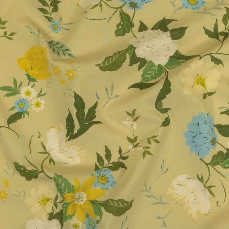 Mood Exclusive Tea Green Titania Cotton Poplin
