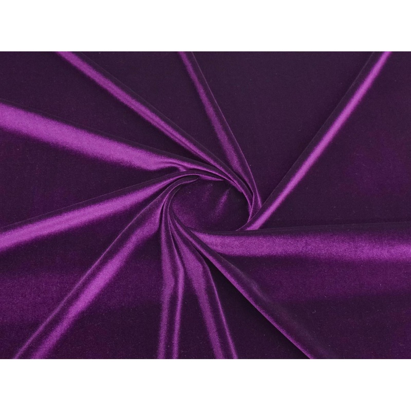 150cm Plain Stretch Velour DR043-7 DR043-7
