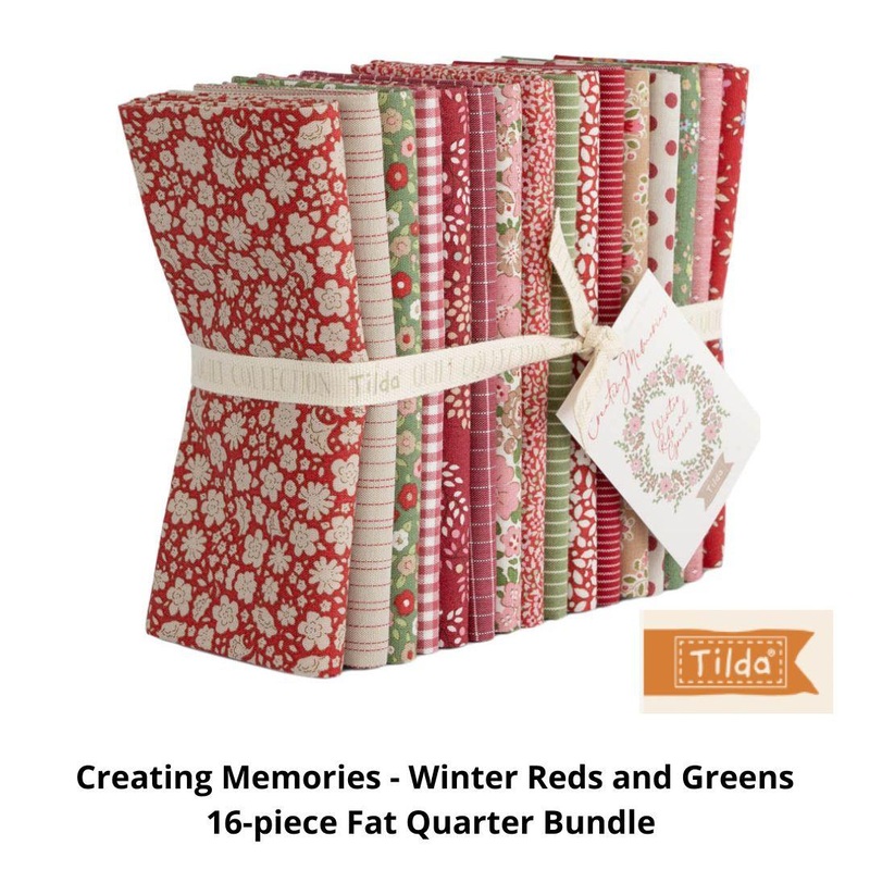 Creating Memories – Winter Reds and Greens – 16-piece Quarter Bundle (19.5″x21″)
