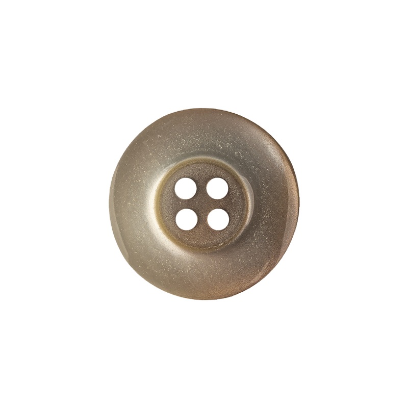 Iridescent Doe and Suntan Ombre 4-Hole Dish Style Jacket Button – 32L/20mm