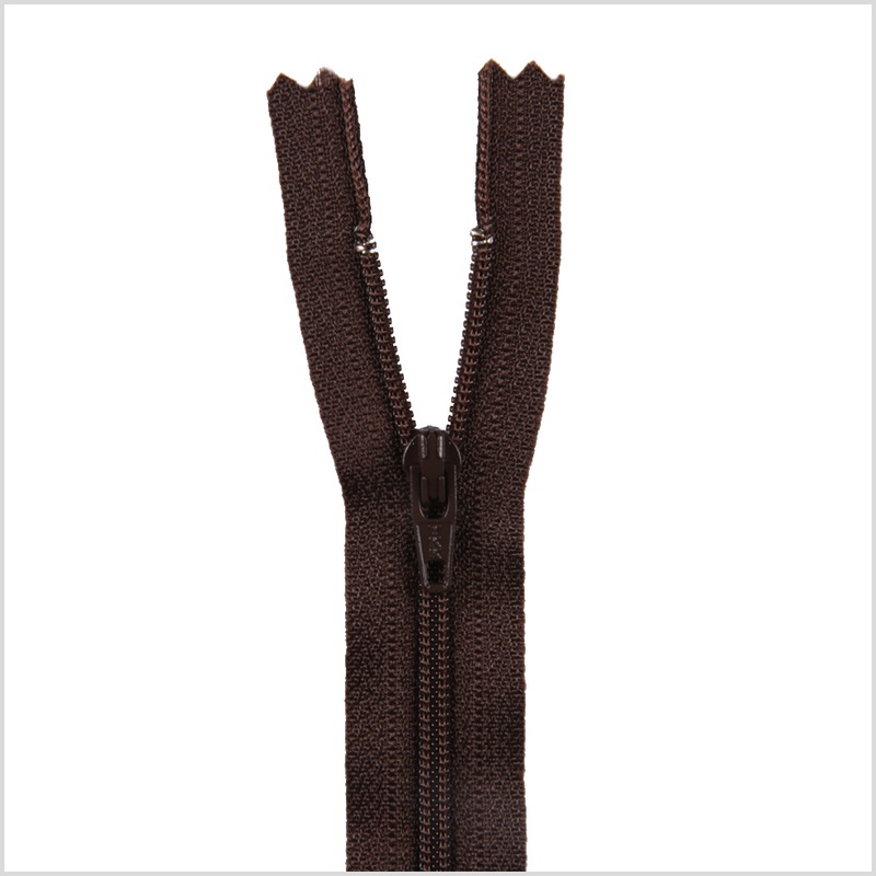 Regular Zipper 24″ by YKK – 868 Rich Brown