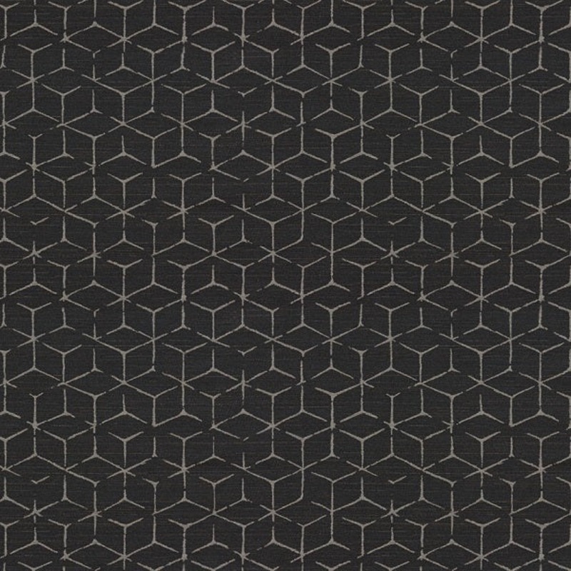 Remnant of Arc-Com Itajime Onyx Black Upholstery Fabric Order Product 1