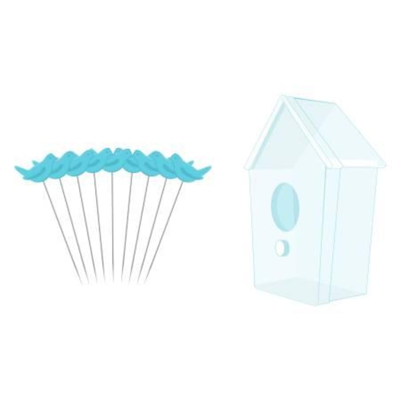 Riley Blake Designs Bird Pins – Box Of 60