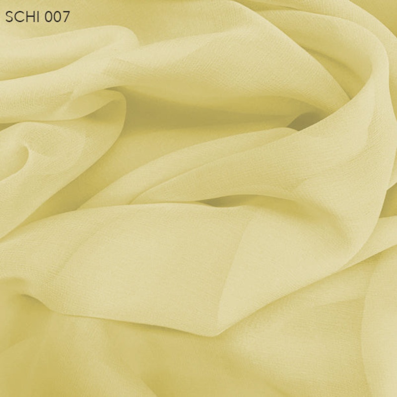 Silk Chiffon – Icy Lemonade Fabric by the Yard