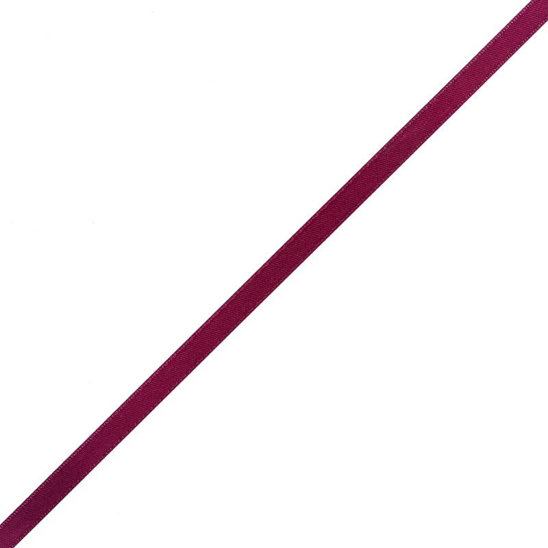 1/4″ Wine Double Face Satin Ribbon