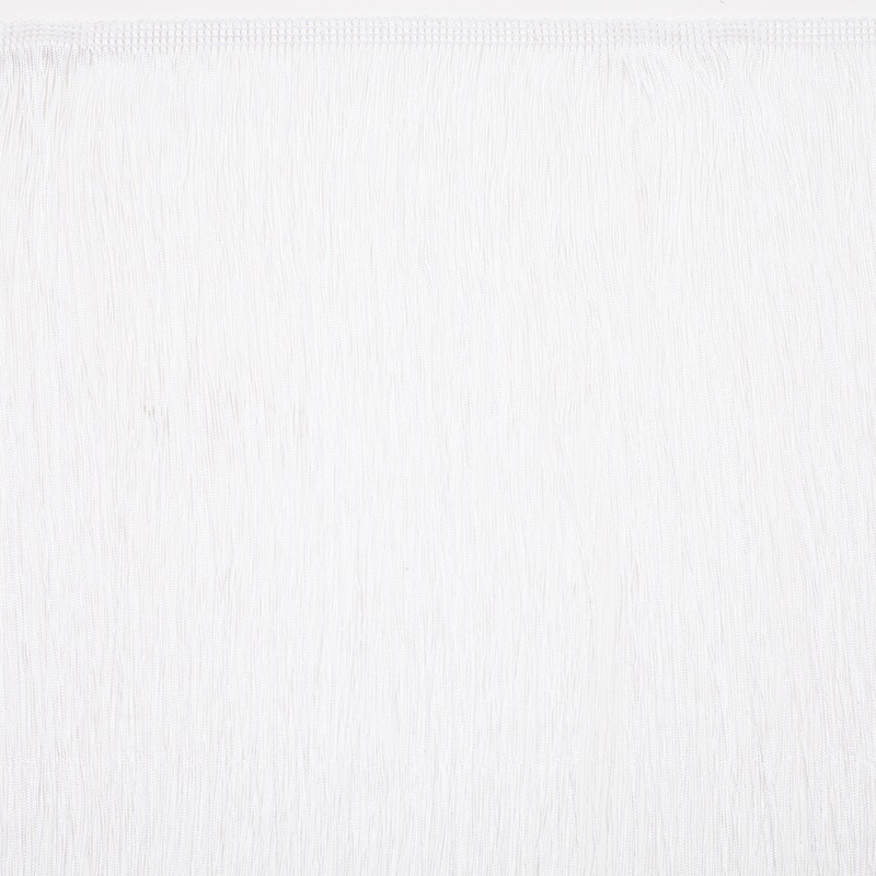 16″ European White Chainette Fringe Trim