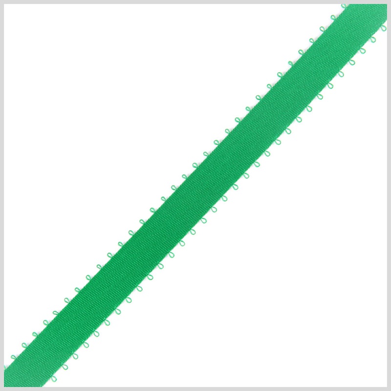 3/16″ Emerald Double Face Feather Edge Satin Ribbon