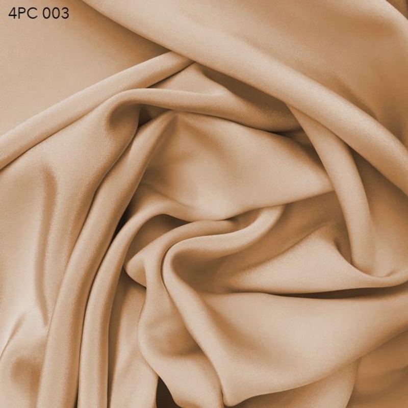 4 Ply Silk Crepe – Tan Fabric by the Yard