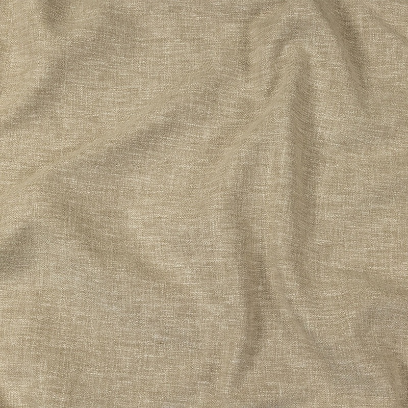 British Imported Heathered Champagne Recycled Polyester Drapery Woven