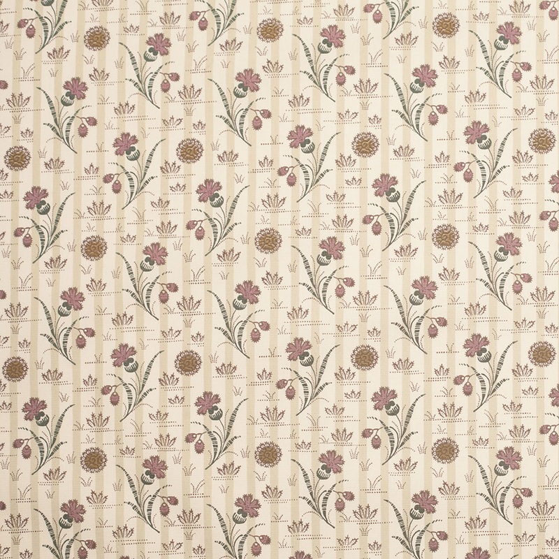 Liberty of London Hulme Green/Purple Cotton Poplin