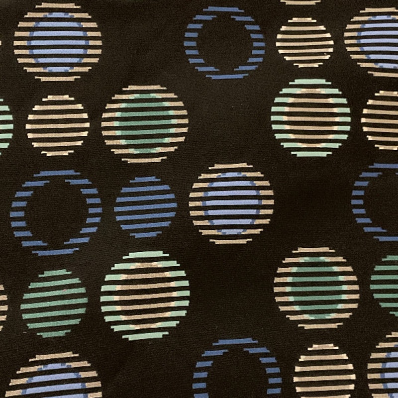 Remnant of Arc-Com Cirque Onyx Black Upholstery Fabric Order Product 1