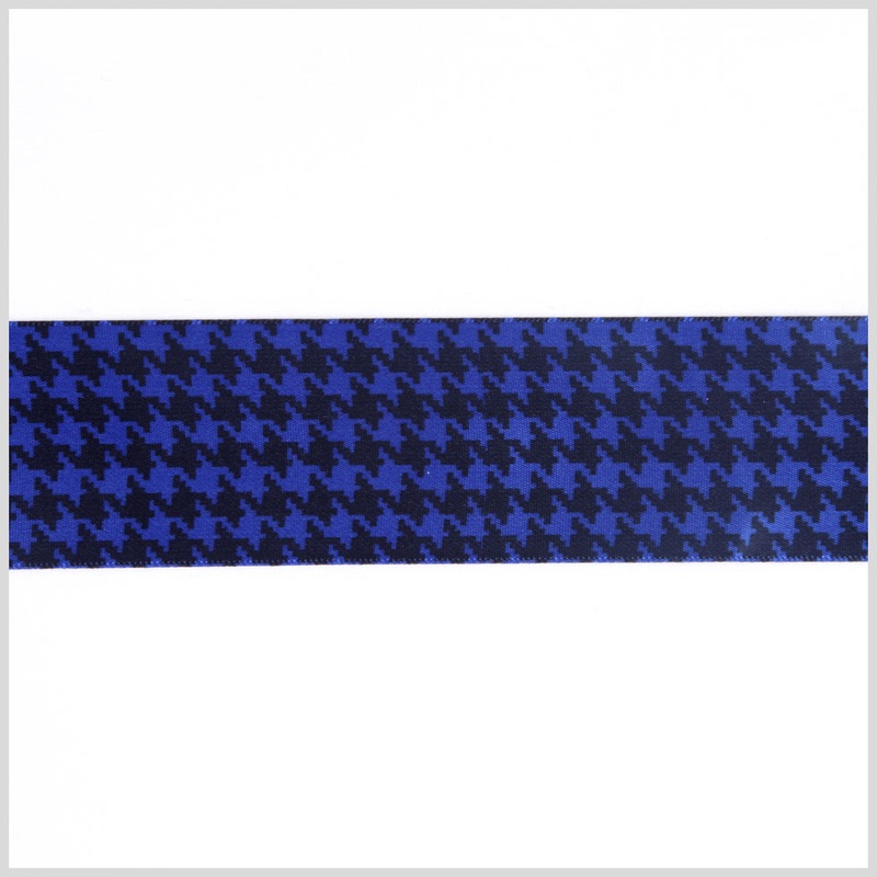 1.5″ Royal Printed Satin Ribbon