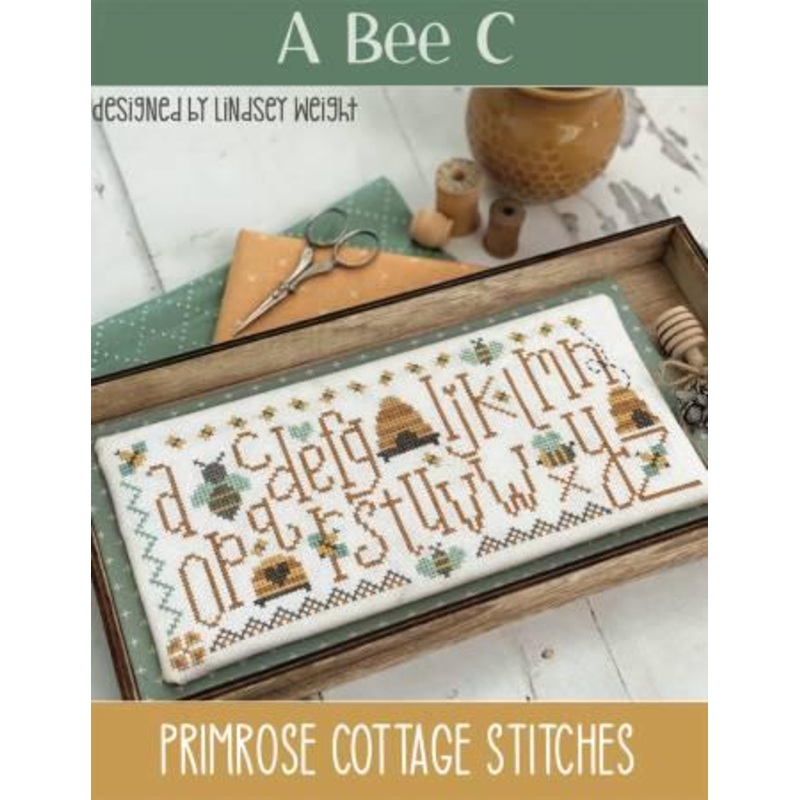A Bee C Cross Stitch Pattern – Primrose Cottage