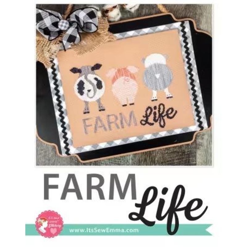 Farm Life Cross Stitch Pattern – It’s Sew Emma