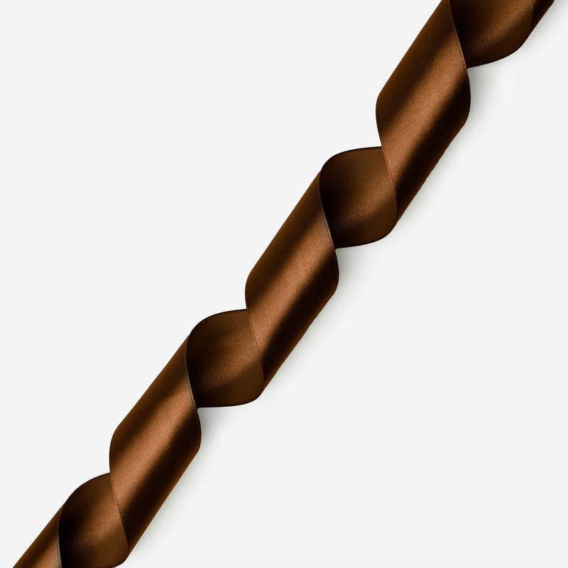 Satin Ribbbon 50mm – Chocolate #017 Per Meter