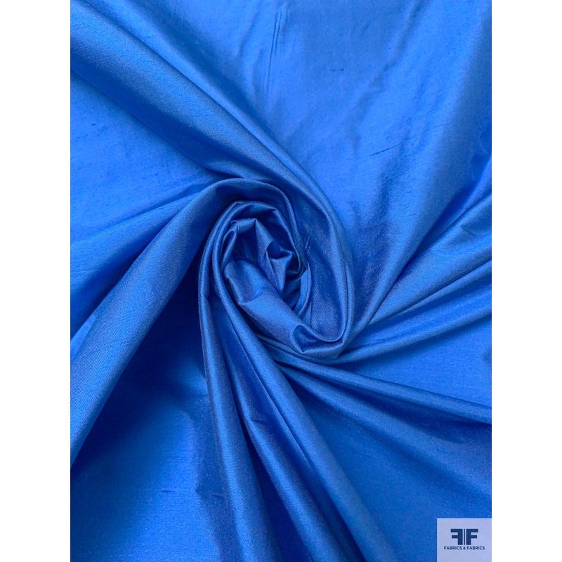 Solid Silk Shantung – Cobalt Blue Fabric by the Yard