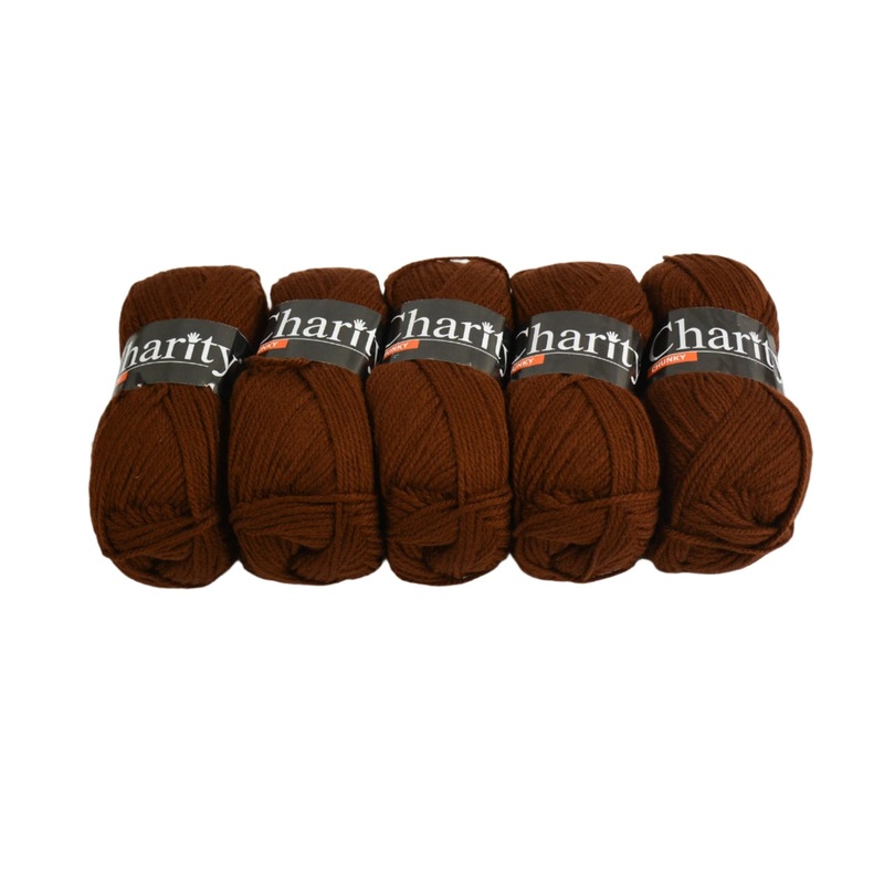 100G 5Pc Charity Chunky  Marron Brown 1000000229714