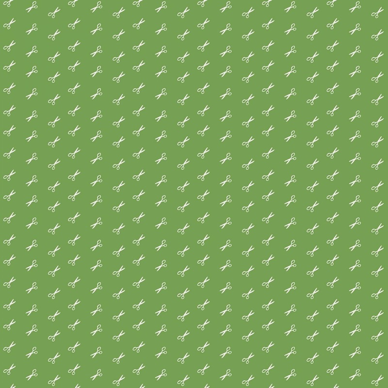 Bee Basics by Lori Holt – C6408 – Green Scissor