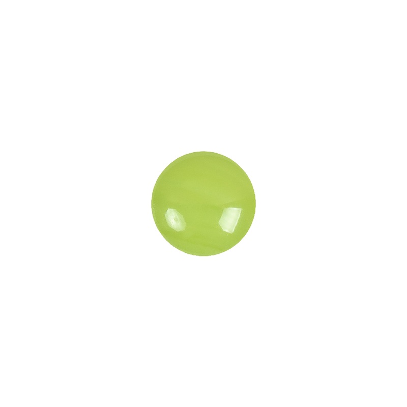 European Green Self Back Glass Button – 16L/10mm