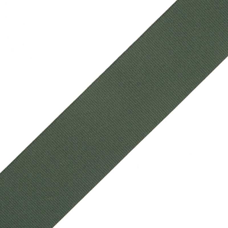 Green Stretch Grosgrain – 2″