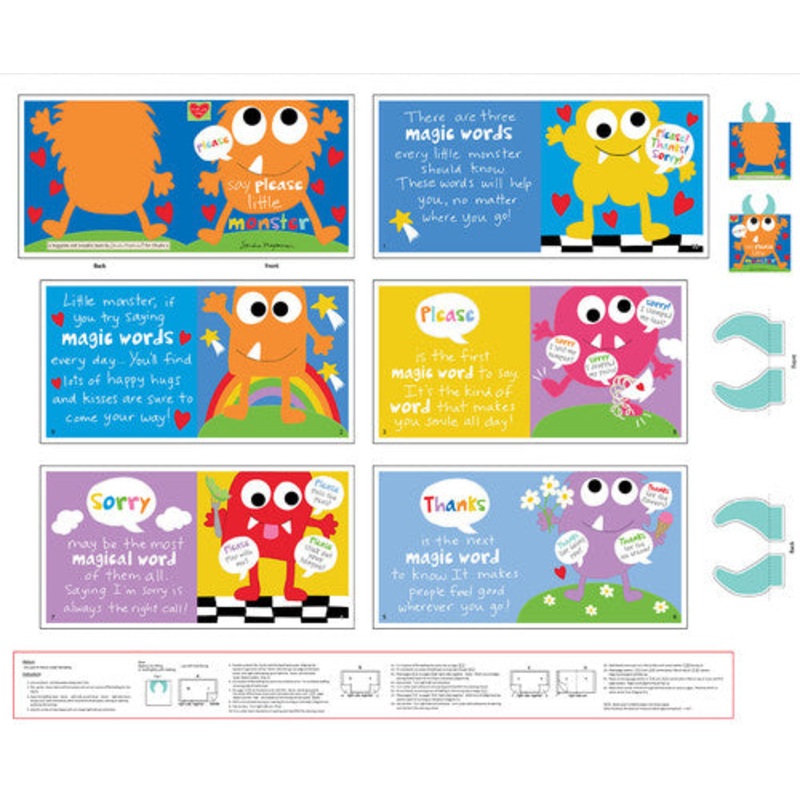 Huggable & Loveable XIII  – Say Please, Little Monster Book Kit