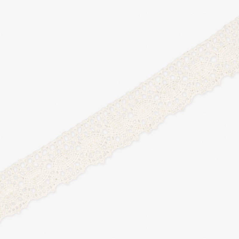 Lace Torchon Art. (3609NS) 40mm White