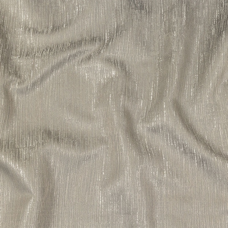 Recycled Polyester Jacquard – Platinum Striated – British Imported