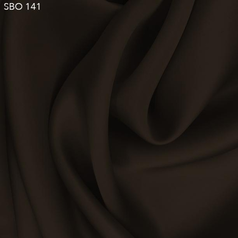 Satin Faced Organza – Espresso Fabric by the Yard
