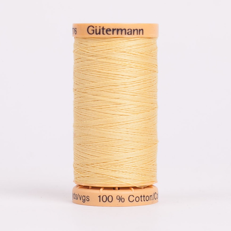 Gutermann Natural Cotton Thread 250m – 1600 Yellow