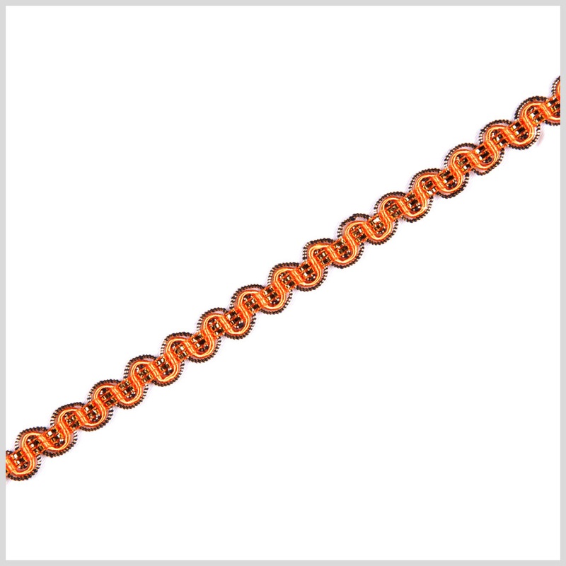 Orange/Gold Metallic Braid
