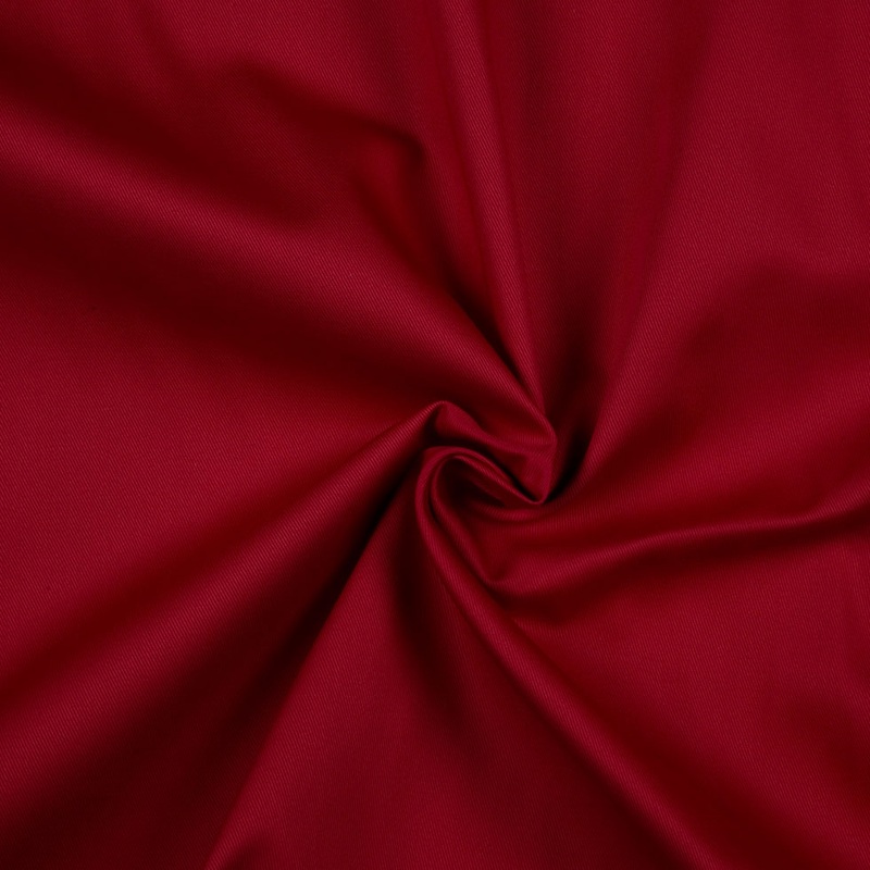 Organic Cotton Twill – Tomato Red – Stratton Collection