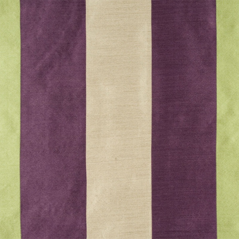 Plum/Kiwi/Soft Gold Stripes Woven