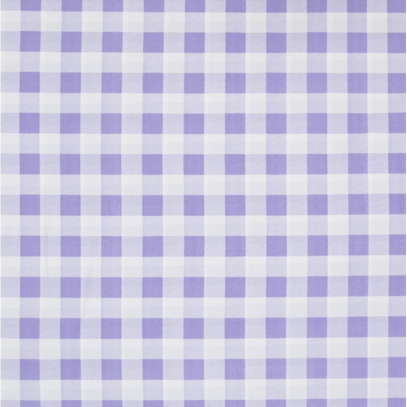 Printed Mini Matt Check Lilac Per Meter