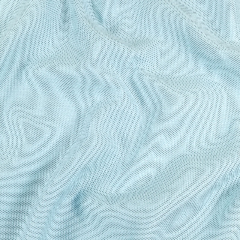 Baby Blue Tactile Diamonds Cotton and Polyester Woven