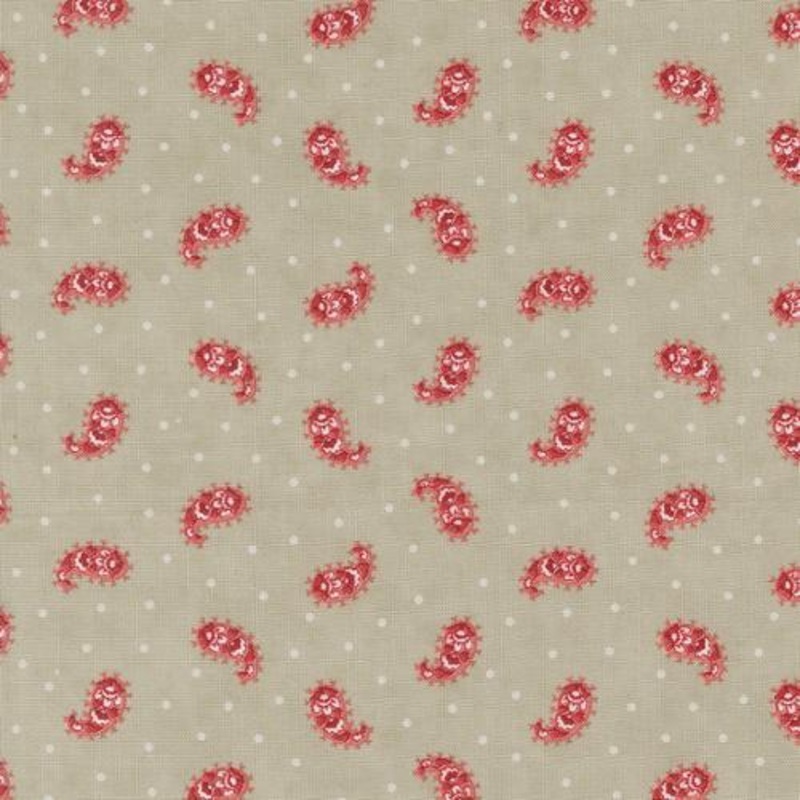 CLEARANCE – Ridgewood – 14974-13 – Paisley Dots – Dove