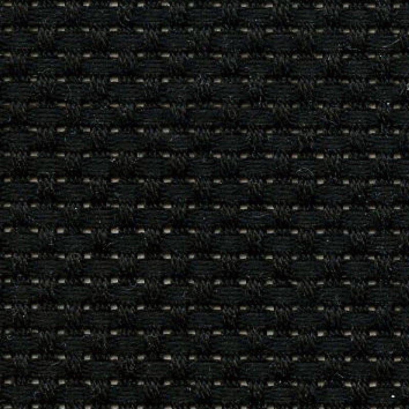 Cosmo Embroidery Cloth for Cross Stitch 14 Count – Black