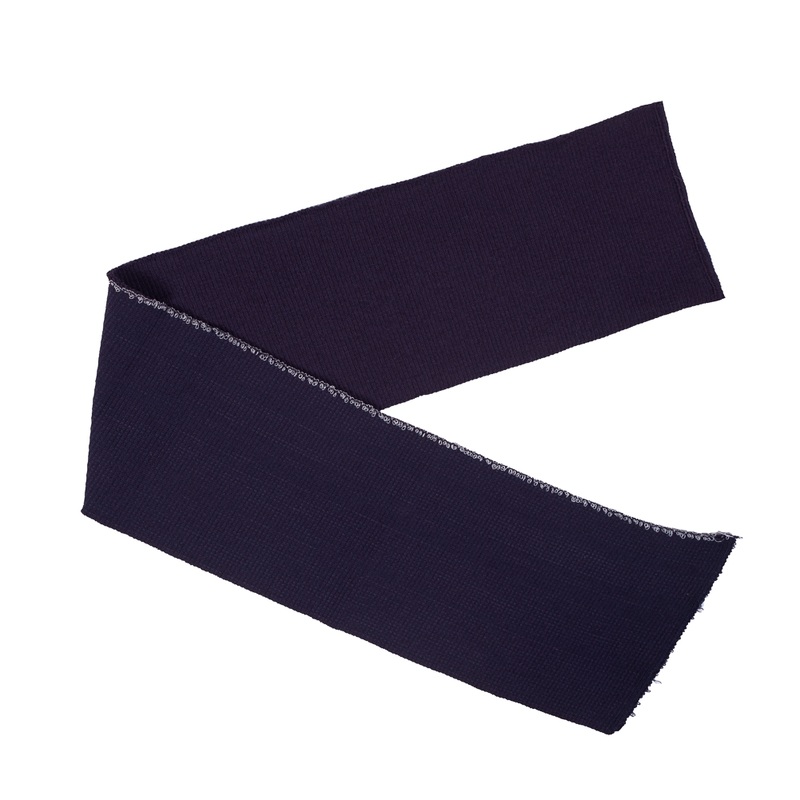 Mysterioso Purple Heavy Rib Knit Trim – 7″ x 38″