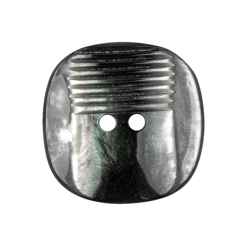 Starry Night Iridescent 2-Hole Square Plastic Button – 44L/28mm