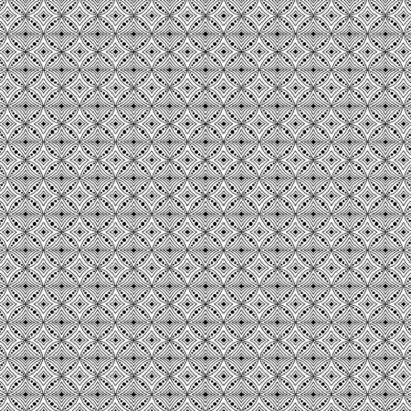 Xanadu – Xanadu – Diamond Circles White/Black 16158B-09