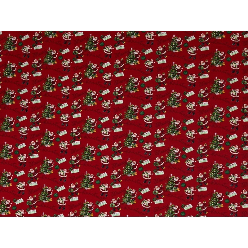 150cm Printed X-Mas Mini Matt DR244-51 DR244-51