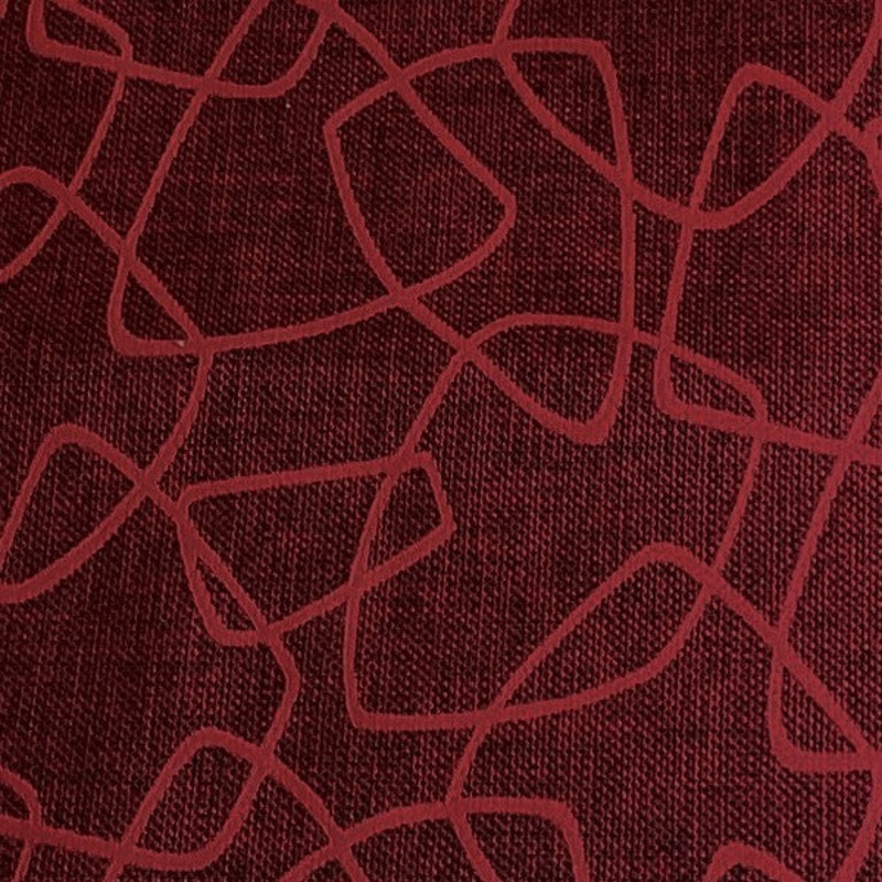 Burch Fabric Squiggle Red Upholstery Fabric Order Product