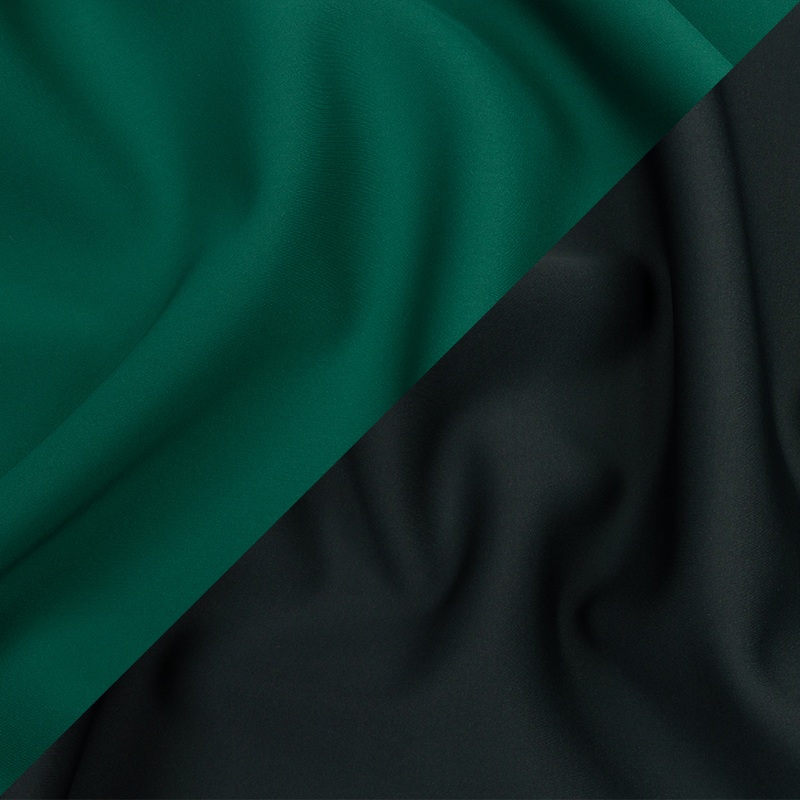 Double Faced Stretch Neoprene 3yd Bundle – Gravel Gray and Forest Green – Wave Collection