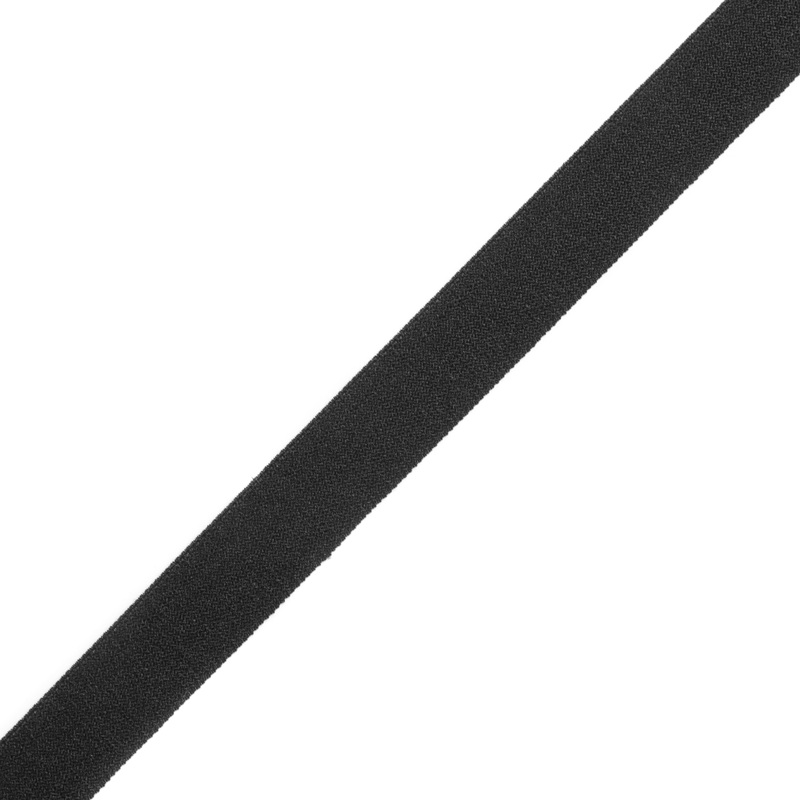 Italian Black Foldover Stretch Tape – 0.625″